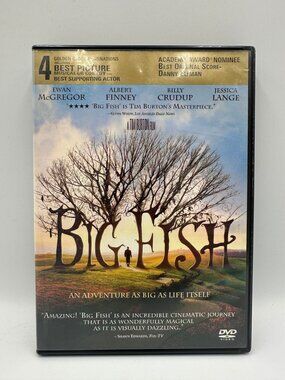 Big Fish DVD 2003 PG13 Ewan McGregor Columbia Pictures Widescreen Tim Burton